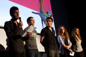 Les élèves du lycée des Arènes