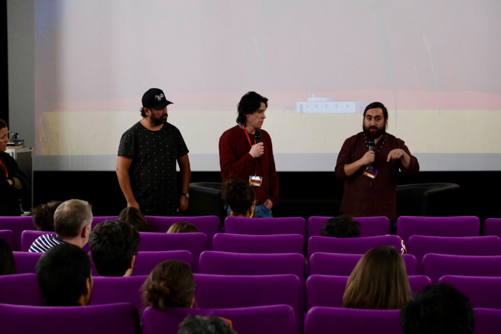 David Ovando Torres et Rolando Carileo Nova, projection Courts-métrages fiction 1